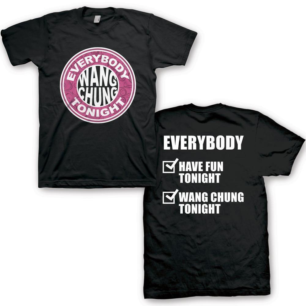 Wang Chung Circles And Checks T Shirt 2 Sided